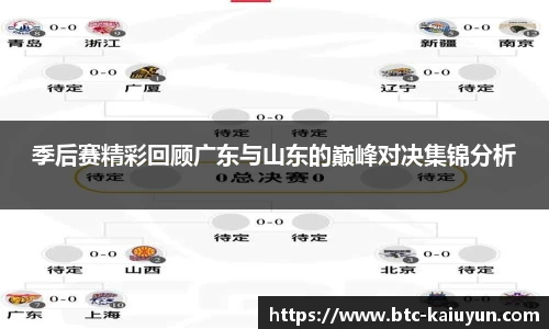 季后赛精彩回顾广东与山东的巅峰对决集锦分析